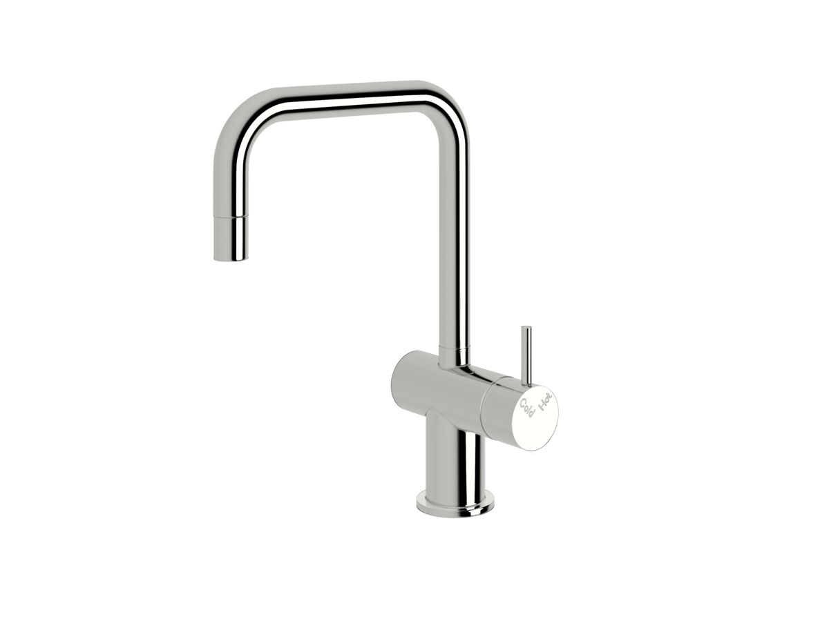 Sussex Scala Mini Basin / Sink Mixer Tap Small Square Right Hand Chrome (5 Star)