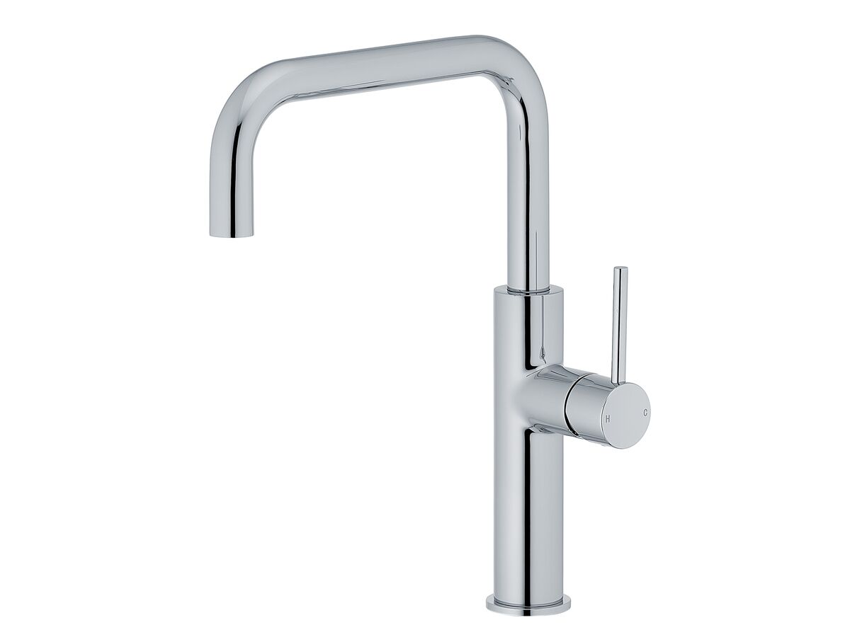 Mizu Drift Gooseneck Sink Mixer Tap Square Chrome (5 Star)