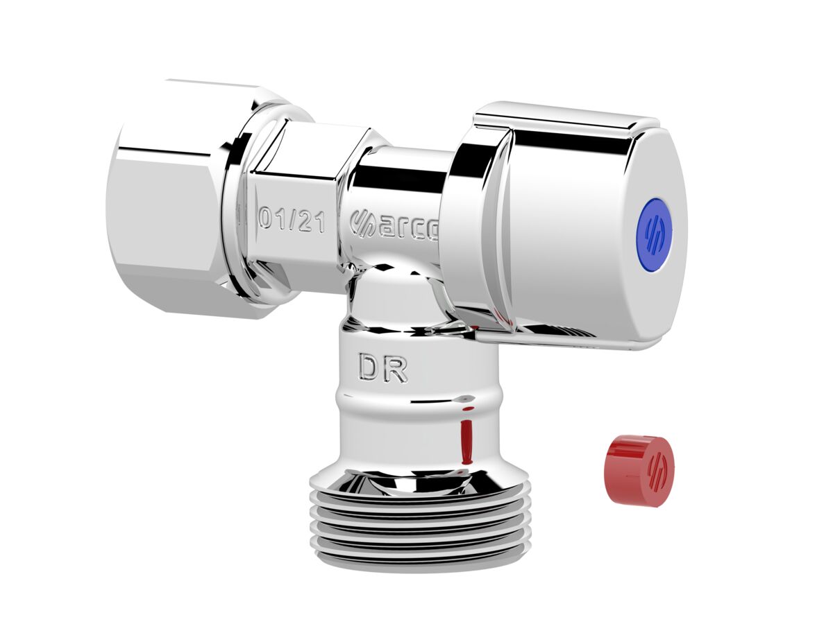 Arco Giro Washing Machine Stop 15 x 20mm Chrome Lead Free