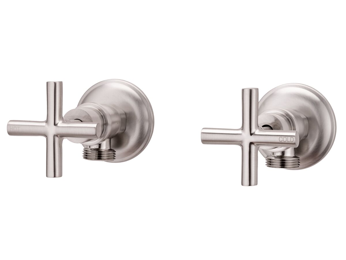 Posh Solus Washing Machine Stops Brushed Nickel Lead Free