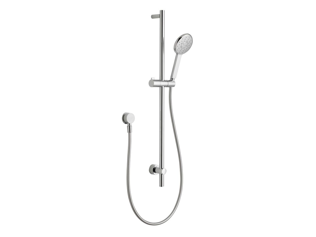 Nikles Pearl 105 Single Rail Shower with Wall Water Inlet Chrome (4 Star)