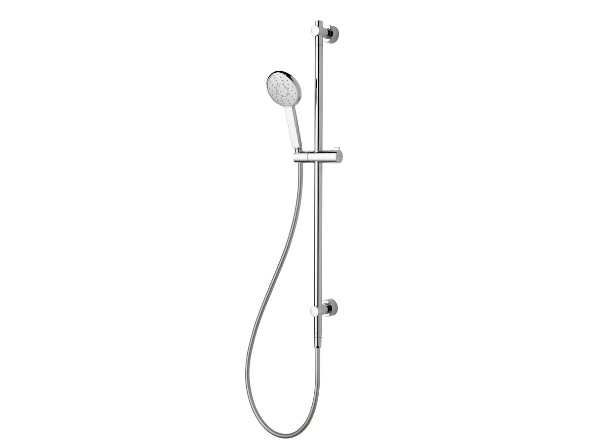 Nikles Pearl 105 Single Rail Shower with Top Rail Water Inlet Chrome (4 Star)