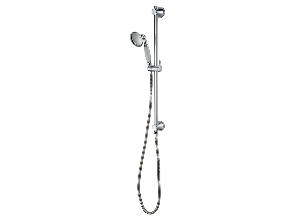 Kado Era Single Rail Shower with Top Rail Water Inlet Chrome (4 Star)