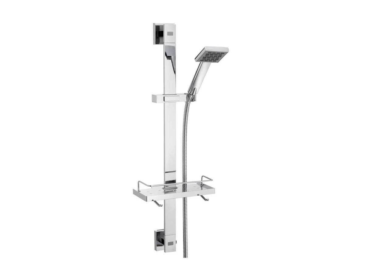 Caroma Quatro Rail Shower Chrome (3 Star)