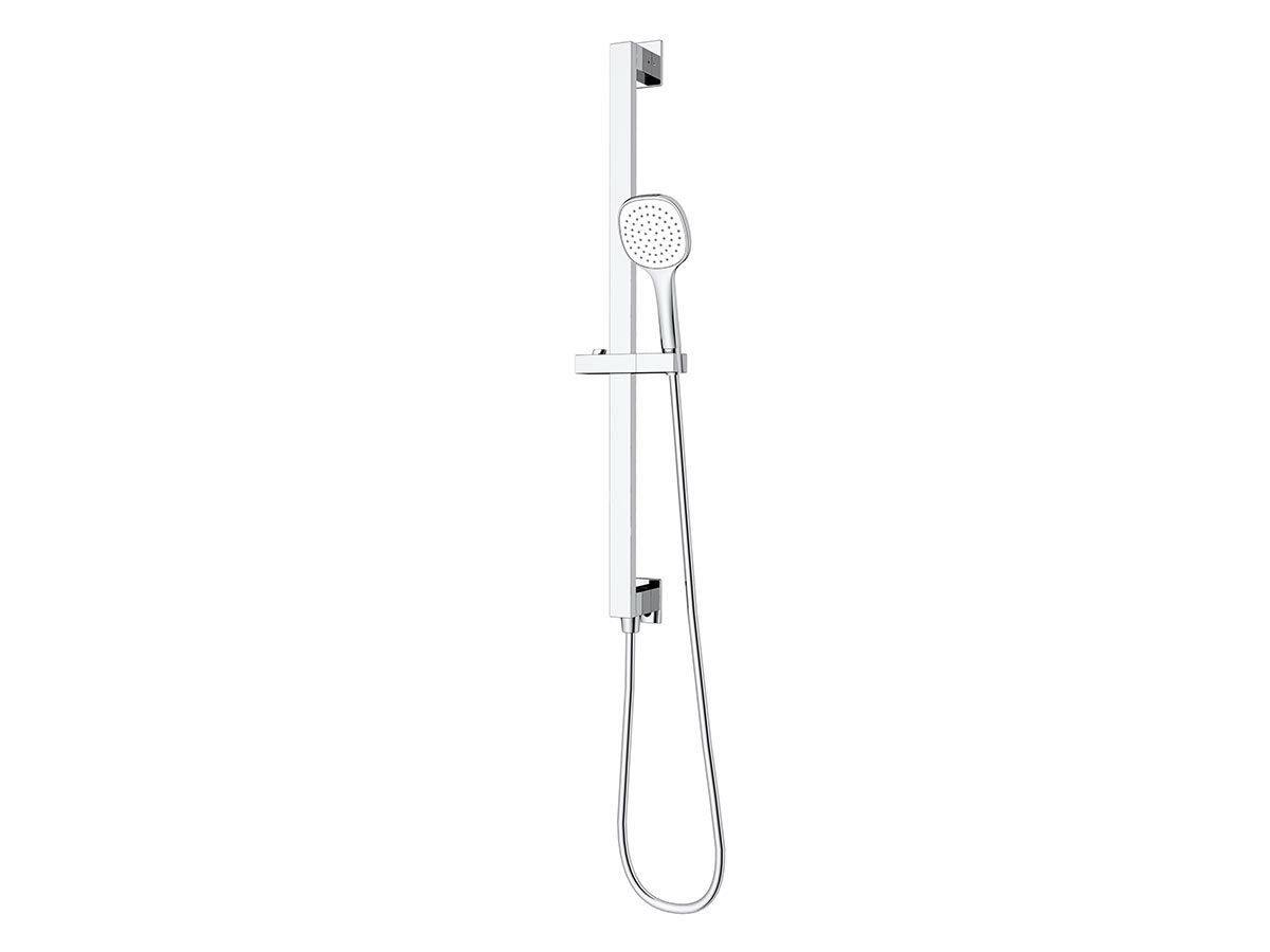 Mizu Bloc MK2 Single Rail Shower 1 Function with Top Rail Water Inlet Chrome (3 Star)