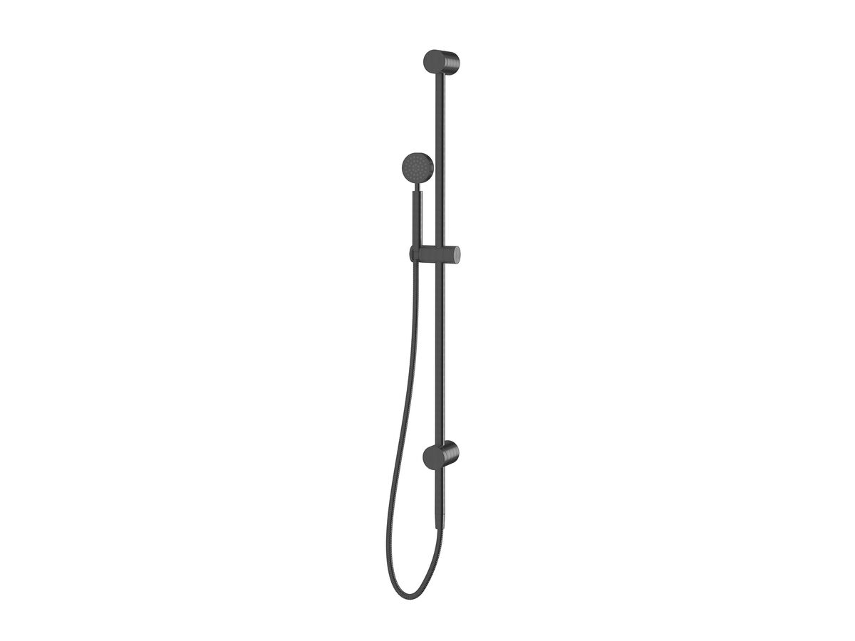 Milli Mood Edit Single Rail Shower with Wall Water Inlet Gunmetal (3 Star)