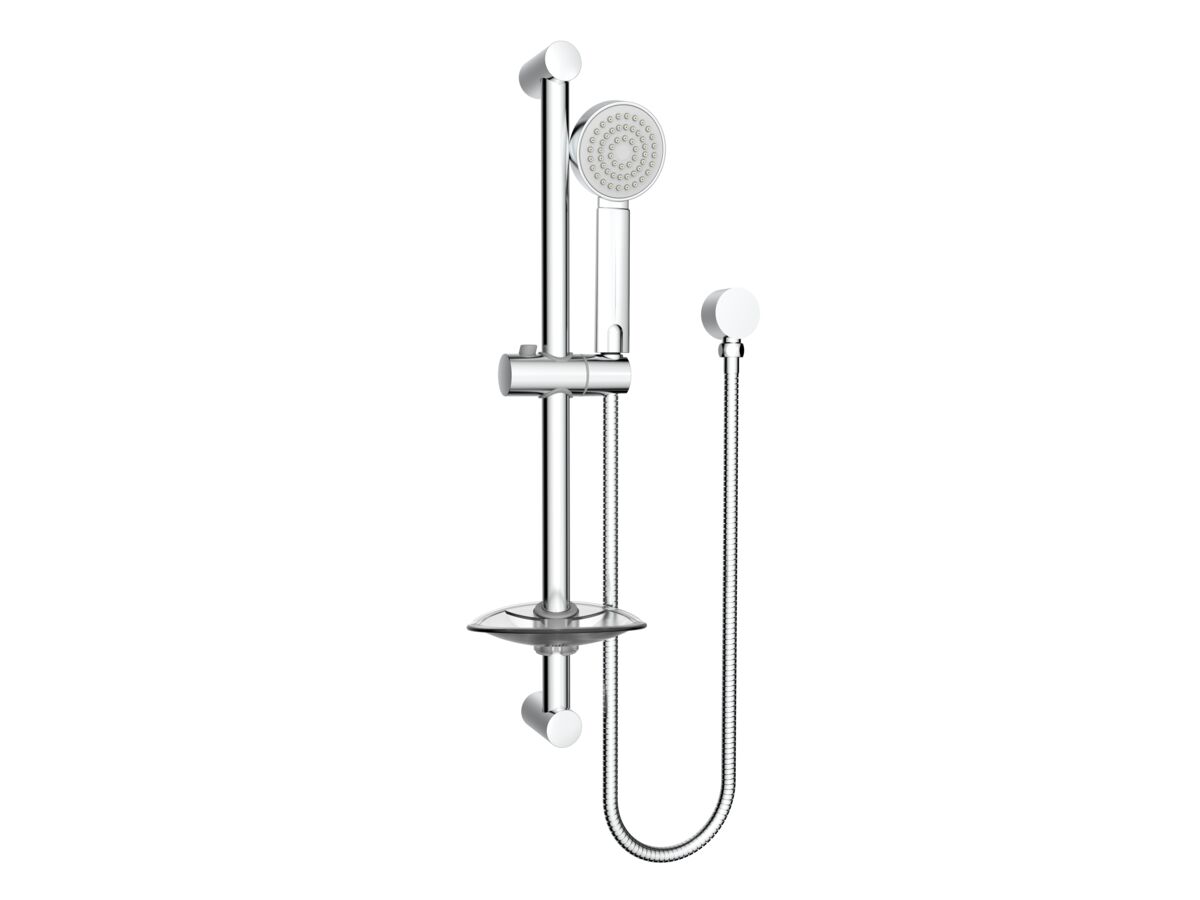 Base MK2 Single Rail Shower Chrome (3 Star)