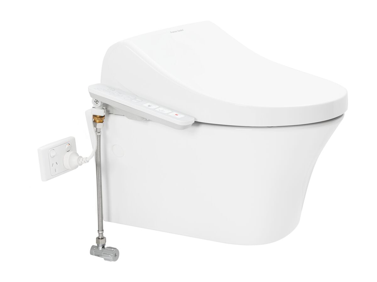 American Standard Signature Hygiene Rim Wall Hung Pan with SpaLet E-Bidet Seat (4 Star)