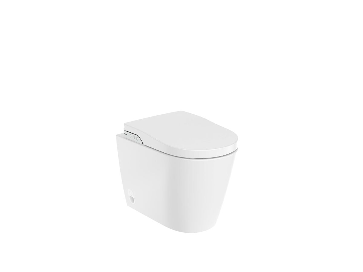 Roca In-Wash Inspira Smart Toilet Rimless Back To Wall Pan with Soft Close Seat White (4 Star)