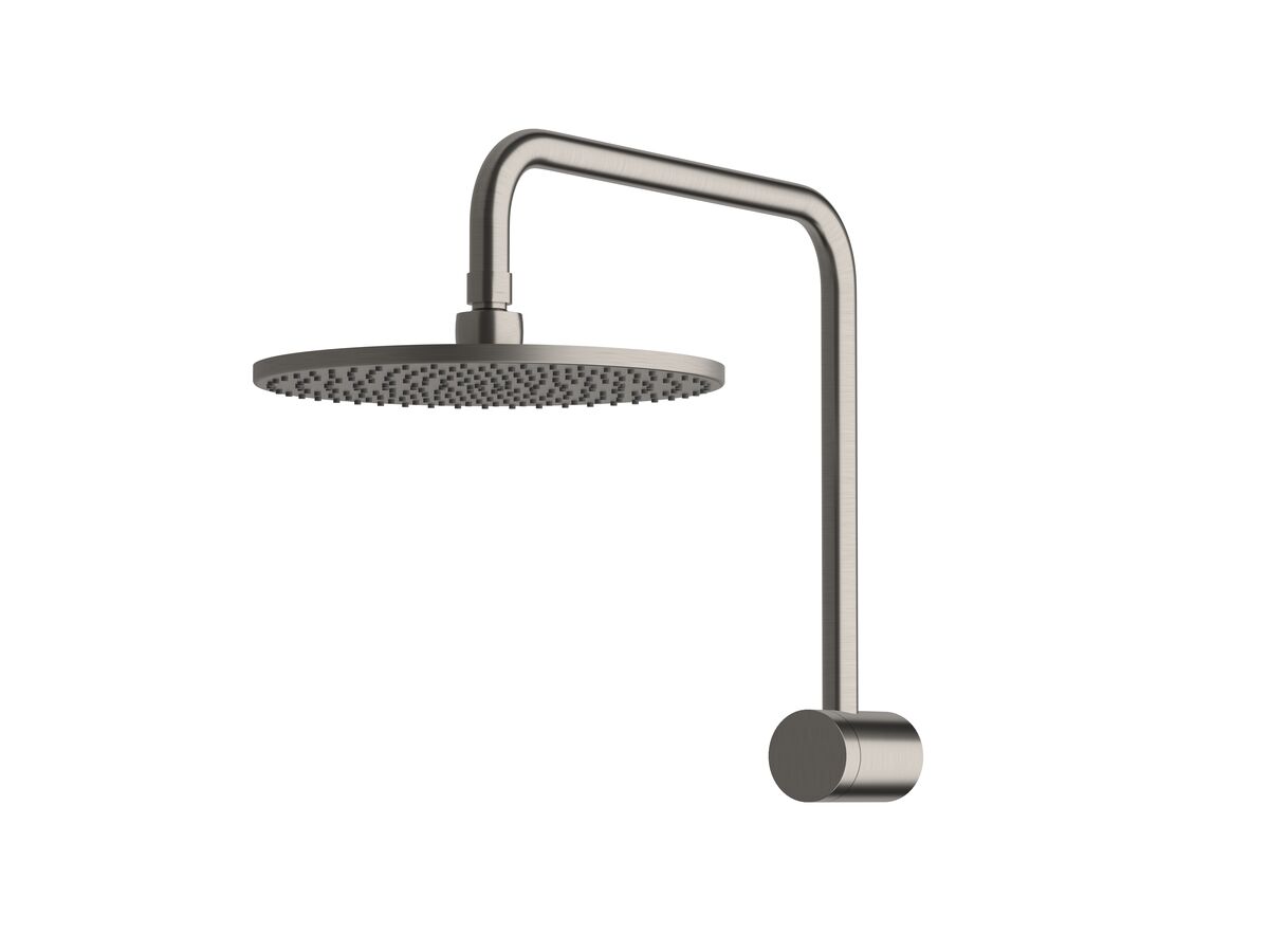 Milli Mood Edit Hi-Rise Shower Square with 250mm Shower Head PVD Brushed Gunmetal (3 Star)