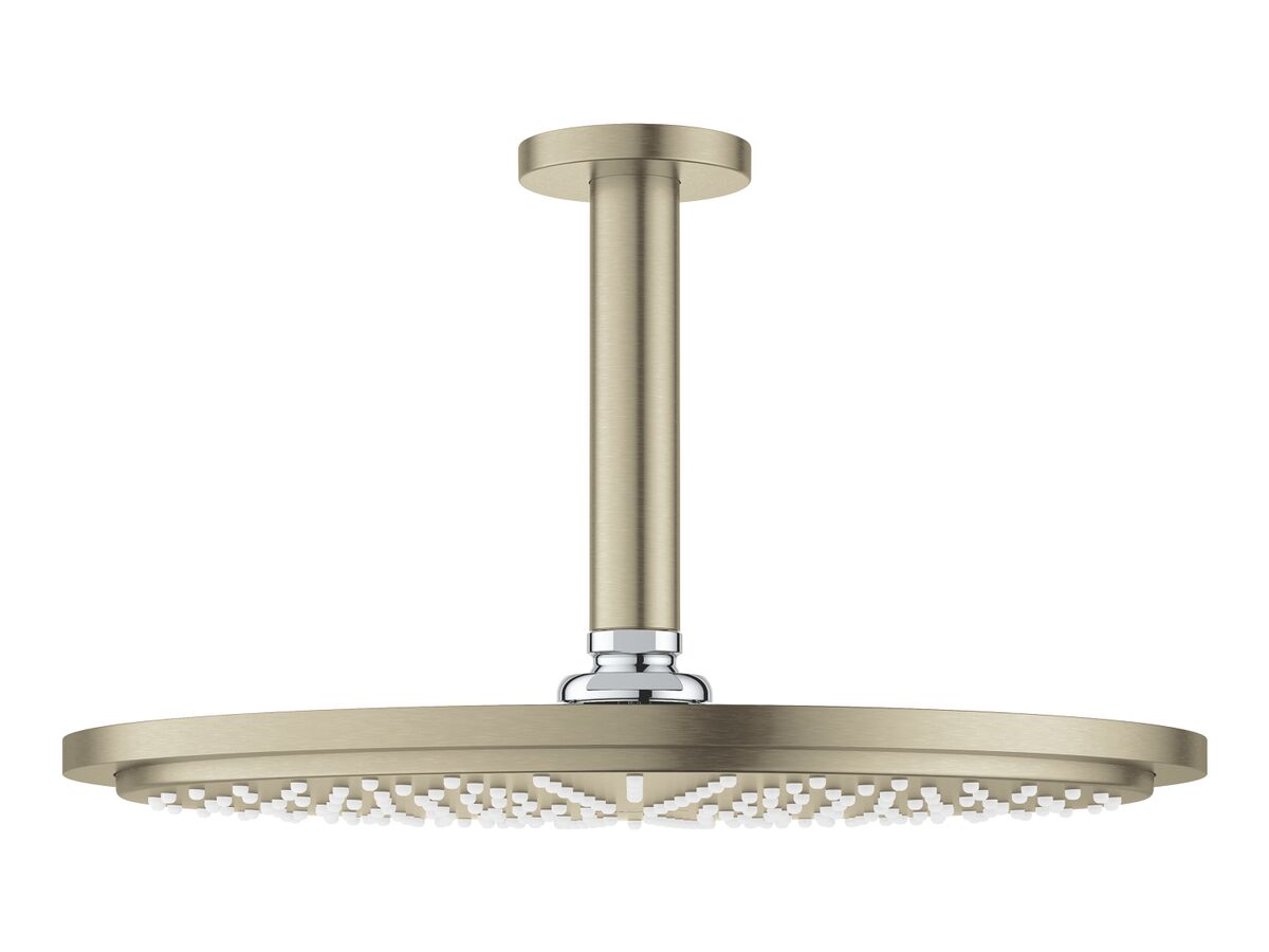 GROHE Rainshower Cosmo Overhead Ceiling Shower 310mm Brushed Nickel (3 Star)