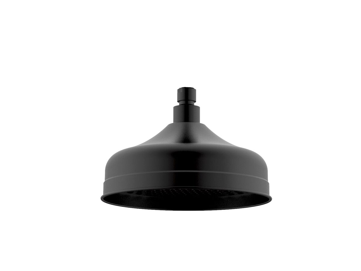 Milli Monument Edit Shower Rose Only 200mm Matte Black (3 Star)