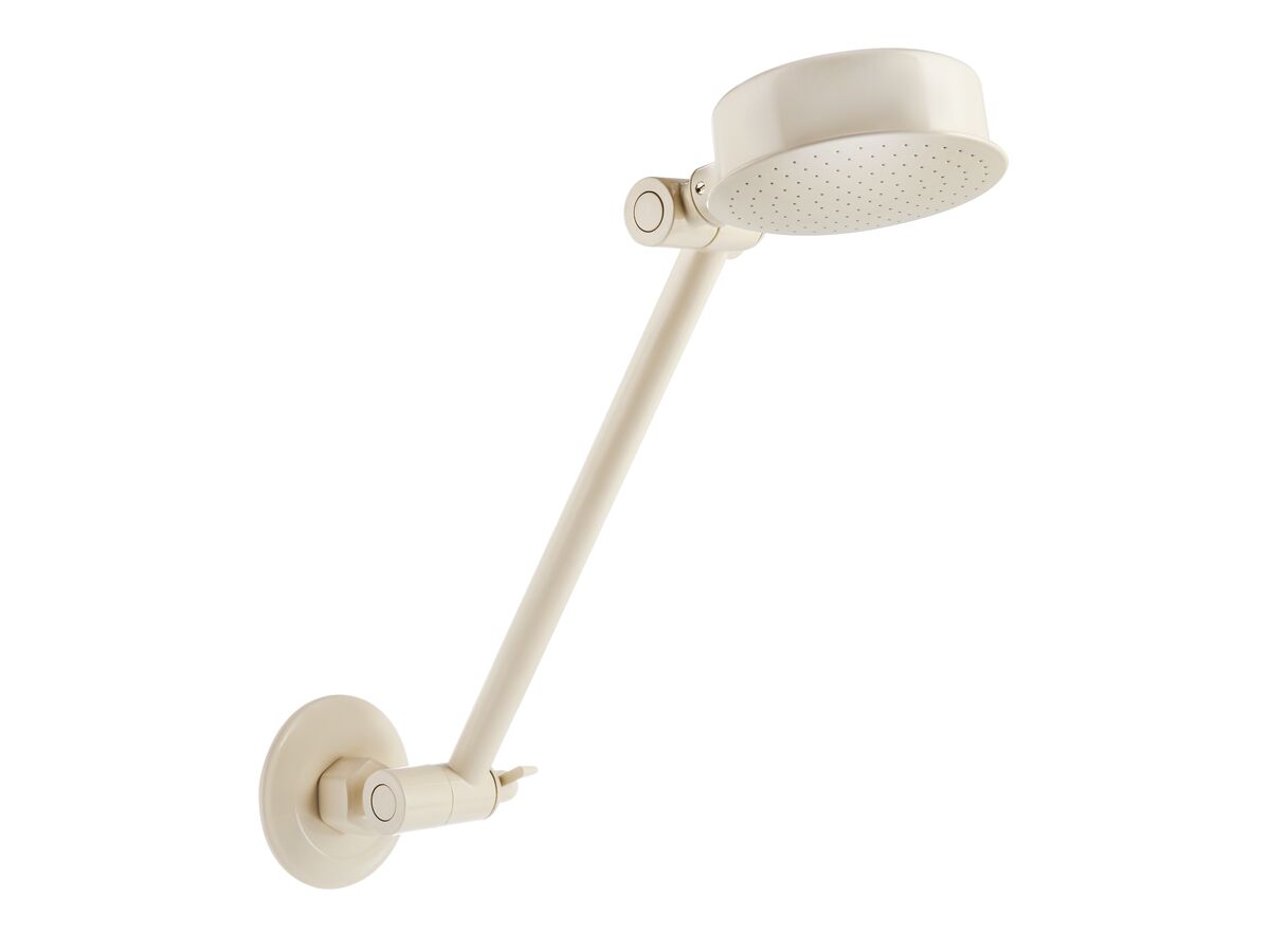 Standard All Directional Shower Arm & Rose Almond Ivory (3 Star)