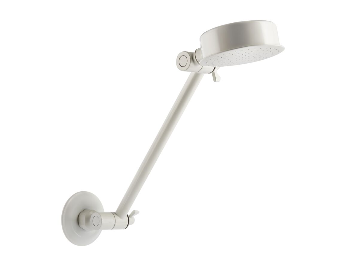 Standard All Directional Shower Arm & Rose White (3 Star)