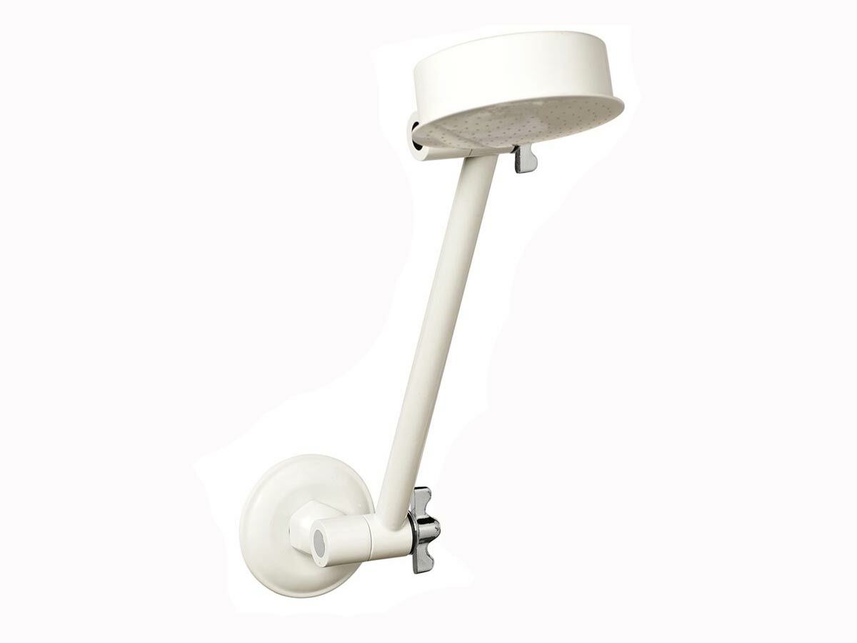 Standard All Directional Shower Arm & Rose White/Chrome (3 Star)