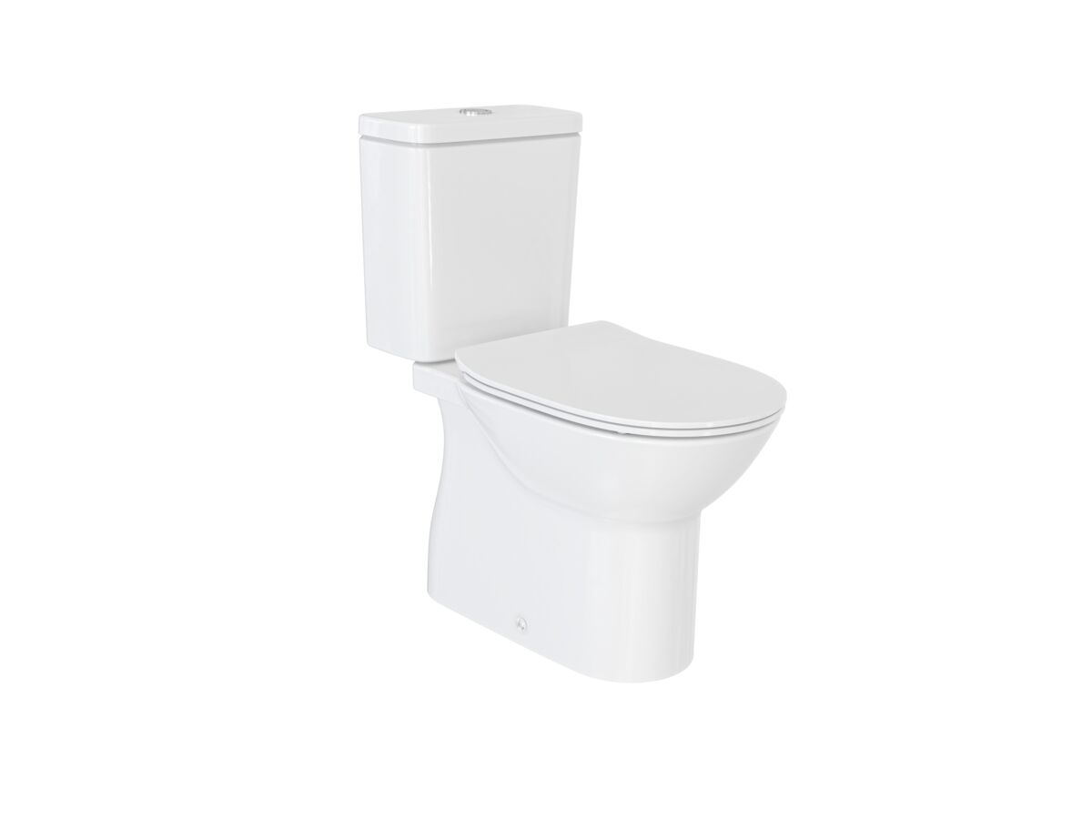 Roca Debba Rimless Close Coupled S Trap Back Inlet Toilet Suite (4 Star)
